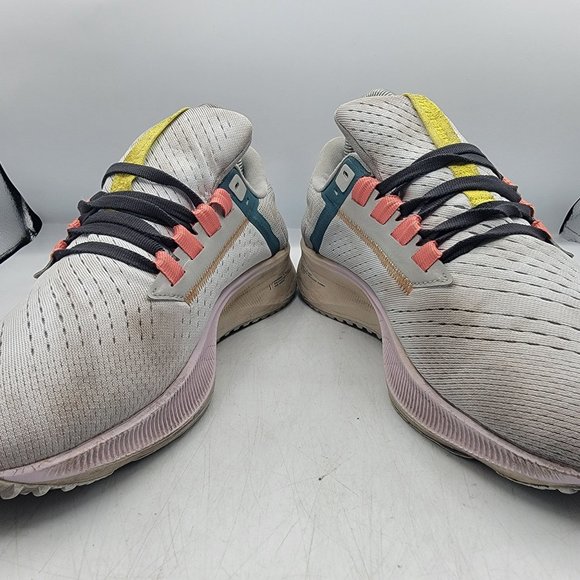 Nike Air Zoom Pegasus 38 Womens 8.5 Gray Pink Running Shoes Athletic DC8796-400 - Picture 3 of 13